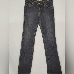 Gap Low-Rise Boot Cut Jeans w/Altered Hem - Size 6L